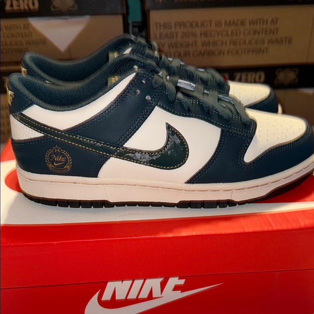 Nike Dunk Low GS Deep Jungle Kids Youth Casual 7Y